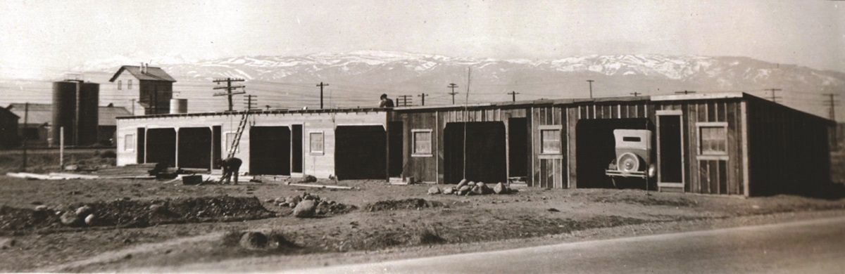 Construction of the Shady Grove Auto Court