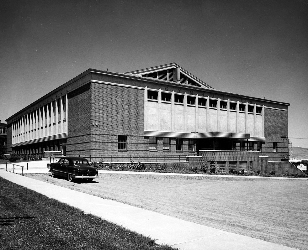 Virginia Street Gym at midcentury