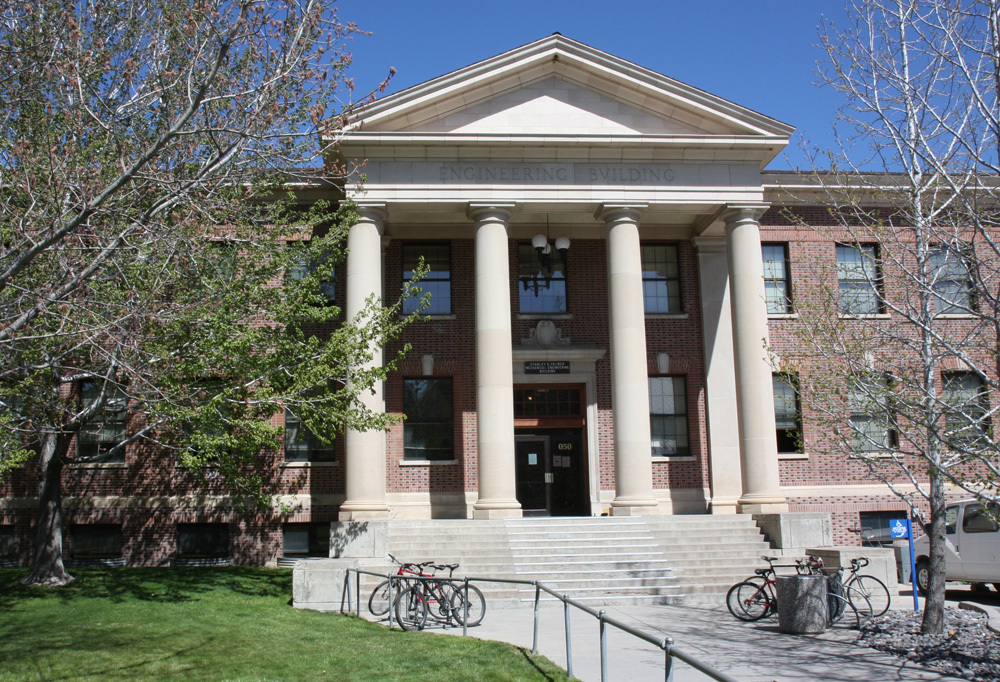 Spring at the Palmer Engineering Building