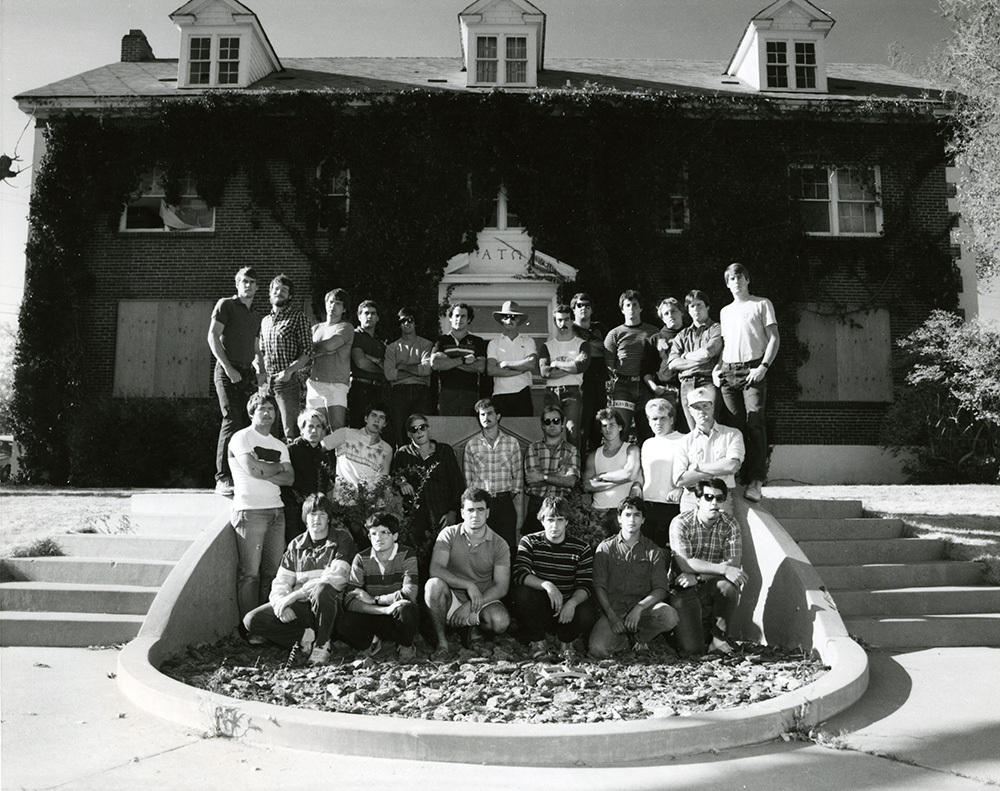 Boarded-up windows, 1985