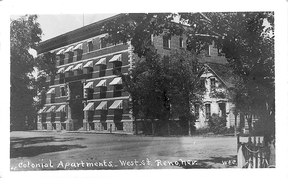 Early days of the Colonial Apartments