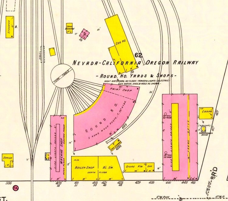 NCO Railroad grounds, 1918