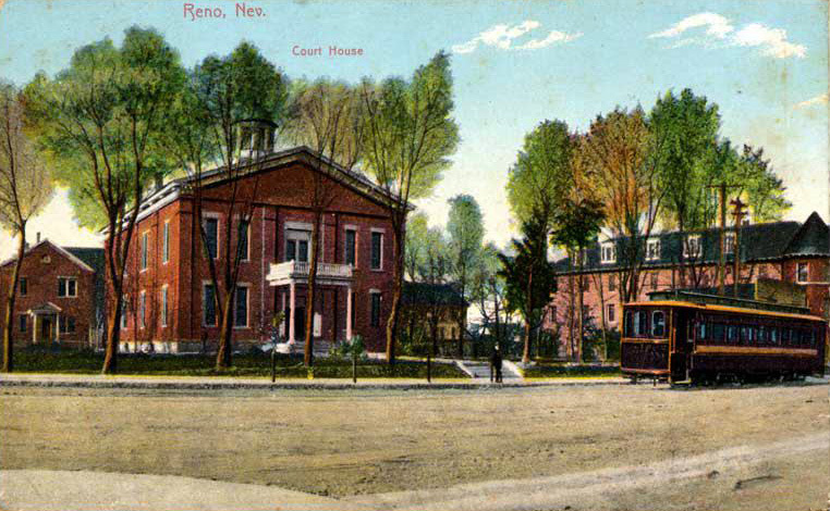 The original Washoe County Courthouse