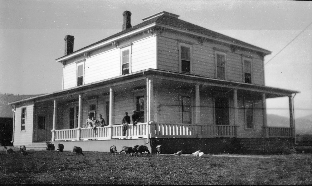 Lounging on the porch